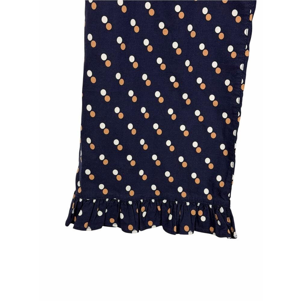 Anthropologie Maeve The Colette Polka Dot Pants Cropped Wide Leg Size 25 NEW - Picture 4 of 11